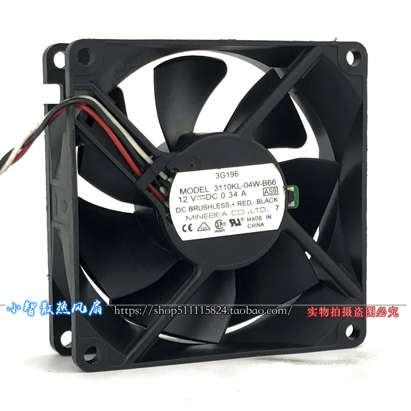 

ОРИГИНАЛ 3110KL-04W-B66 12 В 0,34 А 8025 80*80*25 мм НОВЫЙ ОХЛАЖДАЮЩИЙ ВЕНТИЛЯТОР РАДИАТОР