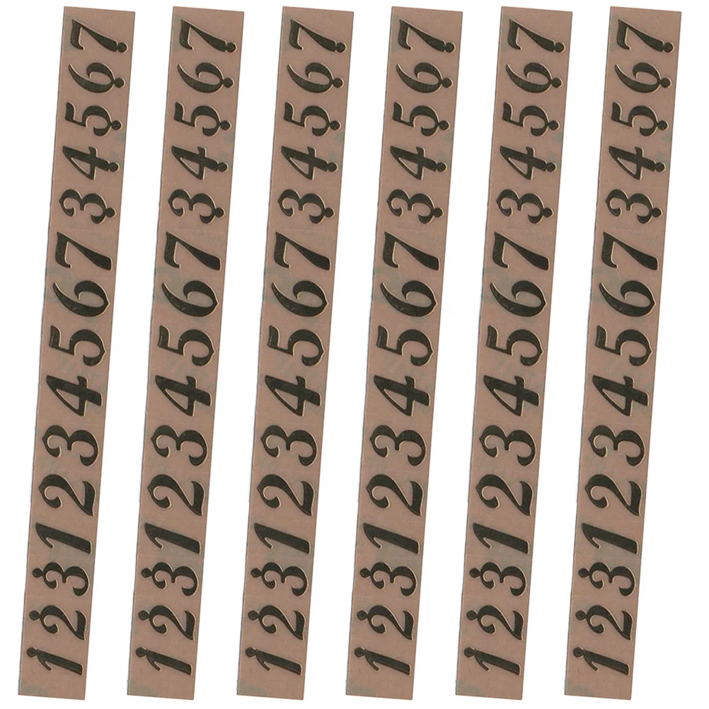 

6 Sheets Tongue Drum Stickers Durable Learning Tool Scale Decals Practical Musical Note Sticker Accessory Tongue Drum Stickers