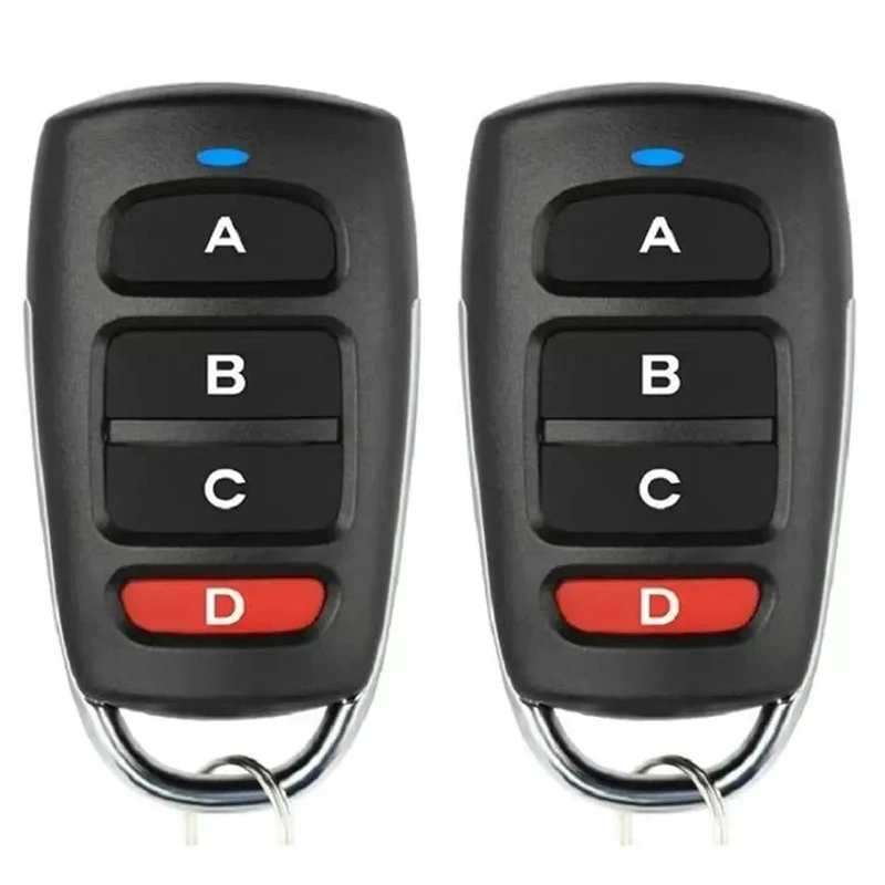 1/2/3/4/5/6pcs Wireless RF 433mhz Remote Control Copy Code Garage Door Gate Duplicator 433 Mhz Key Remote Opener