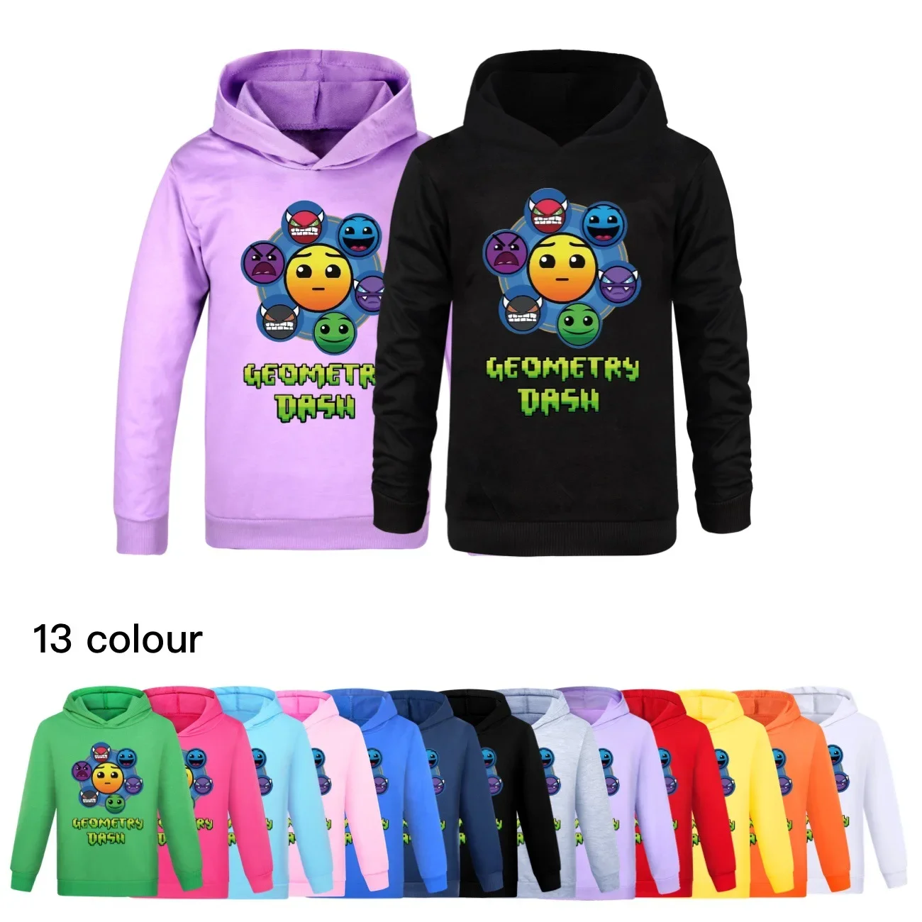 

Fashion Boys Funny 3D Print T Shirt Long Sleeve Children Geometry Dash T-Shirts Spring Fall Kids Girls Tops Children Clothes3037