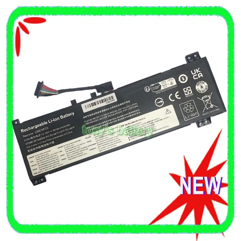 L20C4PC0 Battery For Lenovo Legion 5-15ACH6 5-15ACH6A 5-15ACH6H 5-15IAH7 5-15IAH7H 5-15ITH6 5-15ITH6H Gaming 3-15IHU6 L20D4PC0