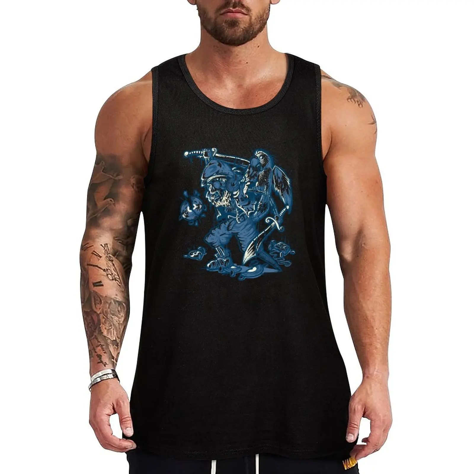 

BOOTLEG HUNTER Tank Top summer 2025 Gym wear t-shirts for men