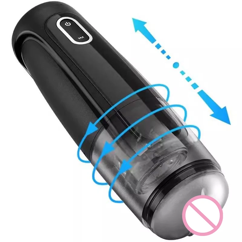 Masturbation Cup with 2 Speeds and 3 Modes for Solo Use or with Partner at Home or on Travel Sex Toys for Men Male Masturbator