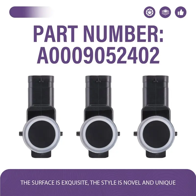 ABXN-4Pcs PDC Parking Sensor Reversing Radar A0009052402 For Mercedes Benz W204 W211 W164 W251 X164