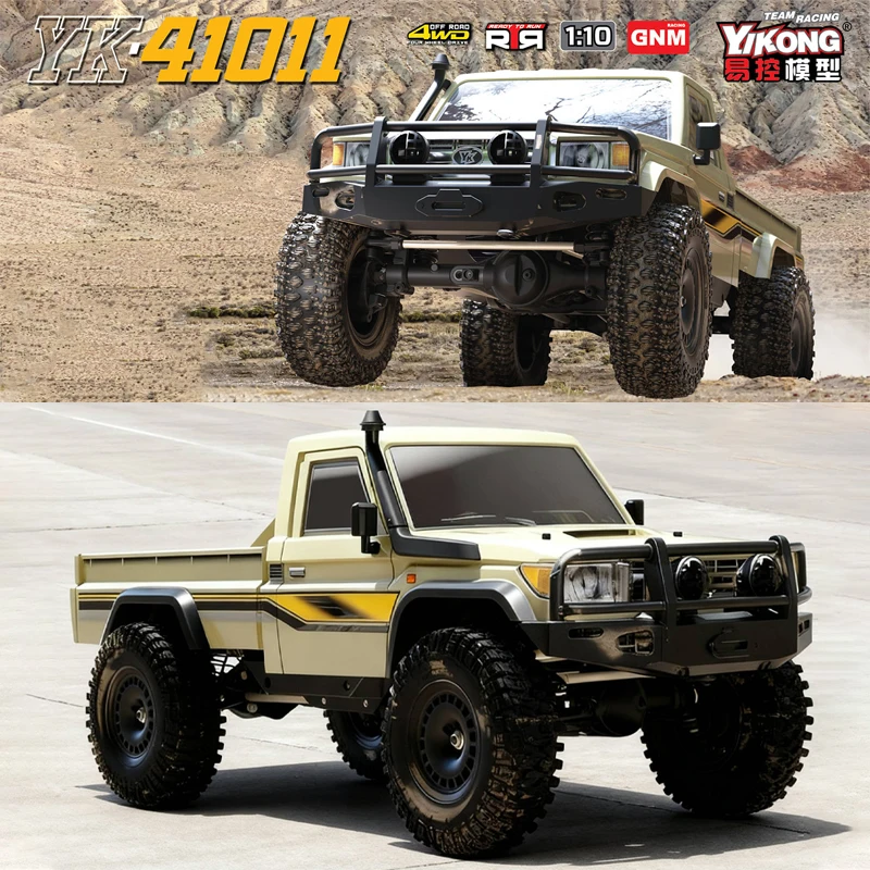 

YK41011 SE 1/10 brushed Remote control 4WD pickup truck climbing off-road vehicle differential lock dual speed RC toy No battery