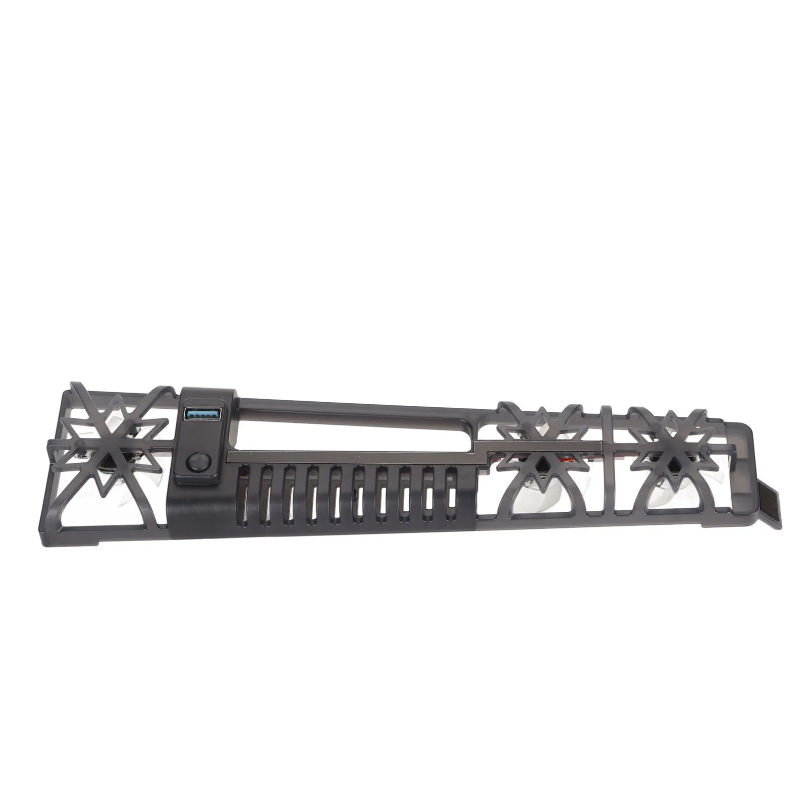 مروحة تبريد وحدة تحكم محمولة عالية السرعة RGB Light وحدة تحكم ألعاب مع منفذ USB 3.0 للإصدارات الرقمية للقرص PS5 النحيف باللون الأسود #1