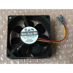 Nuova ventola di raffreddamento per ventola Inverter a flusso assiale San Ace 80 109R0824G4D01 8025 24V 0.2A a 3 fili 80*80*25mm