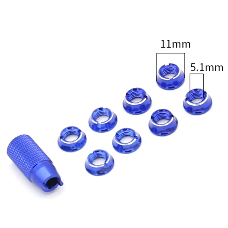 SCLS Remote Control Gear Switch Nut Toggle Switch Aluminum Alloy Toy Equipment Replacement