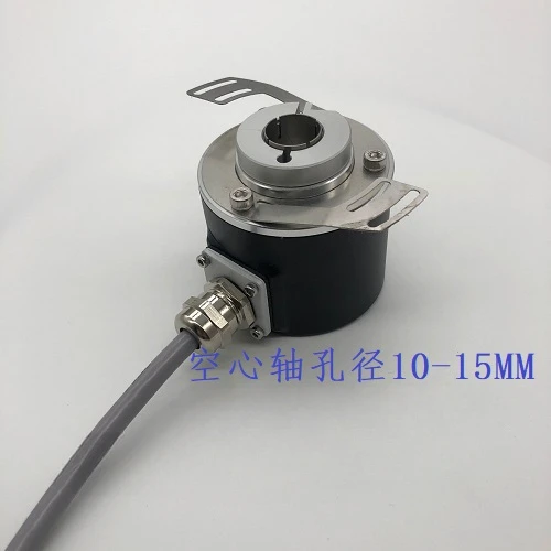 Multi-turn SSI absolute encoder hollow shaft aperture 10, 12, 14, 15MM binary code 16384 turns