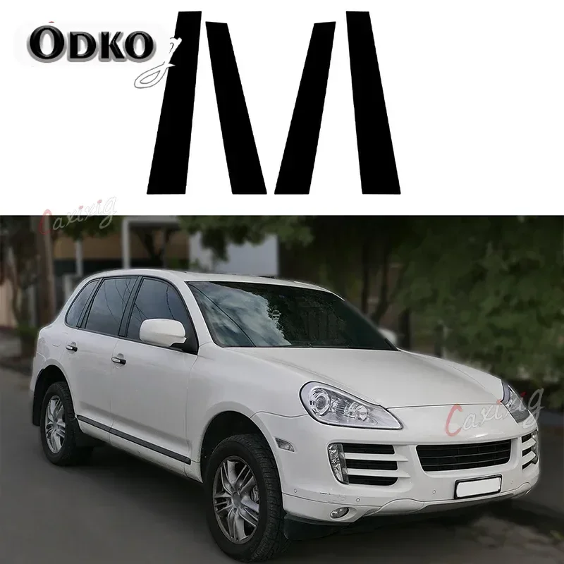 Słupki samochodowe do podwozia Porsche Cayenne 9PA E1 2003 2004-2006 2007 2008 2009 2010 drzwi drzwi wykończenia naklejki Auto stylizacja