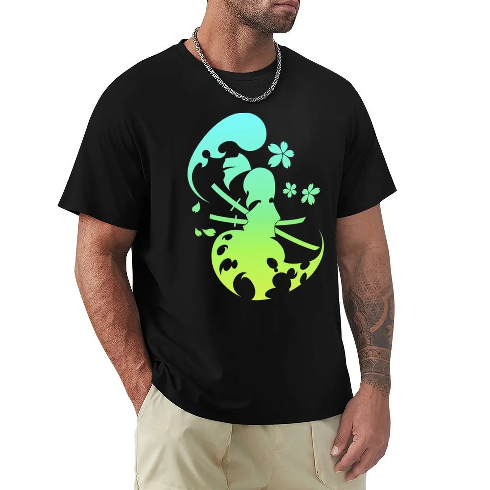 SILHOUETTE YOUMU - Touhou T-Shirt Breathable Mesh Panel T-Shirt