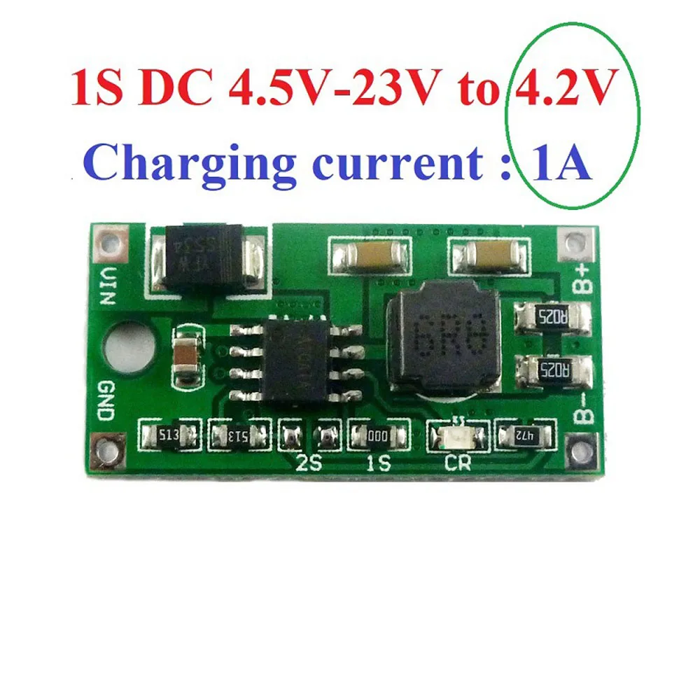 DC 5-23V 1S 2S 3S 2A 1A 0.5A versione Multi-cella 18650 scheda di ricarica della batteria al litio per dispositivo solare portatile a celle agli ioni di litio