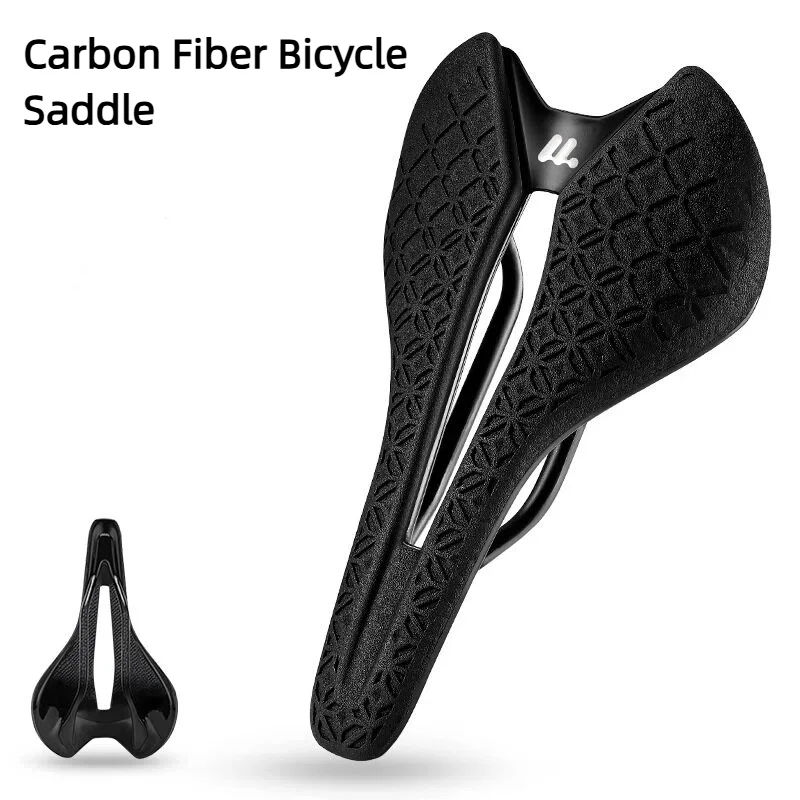 

Ultralight Bicycle Saddle 3D Printed Carbon Fiber Bike Seat Hollow Breathable Bicycle Seat Cushion For Road Bike MTB