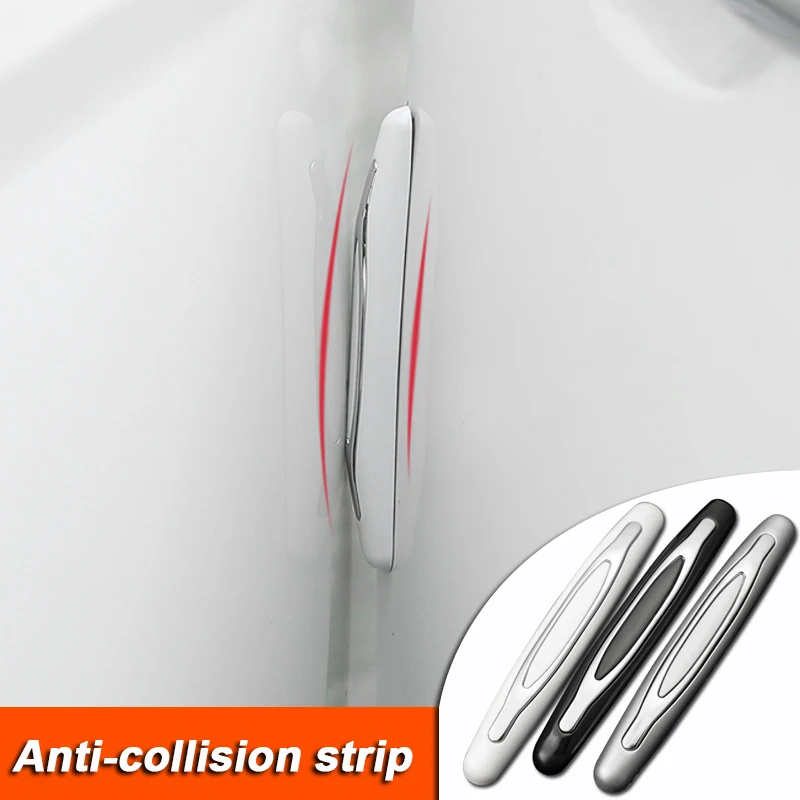 

Anti-Collision Strip 4Pcs Car Door Protector Guard Scratch ABS Bumper Stickers Auto Door Edge Protection Decoration Accessory