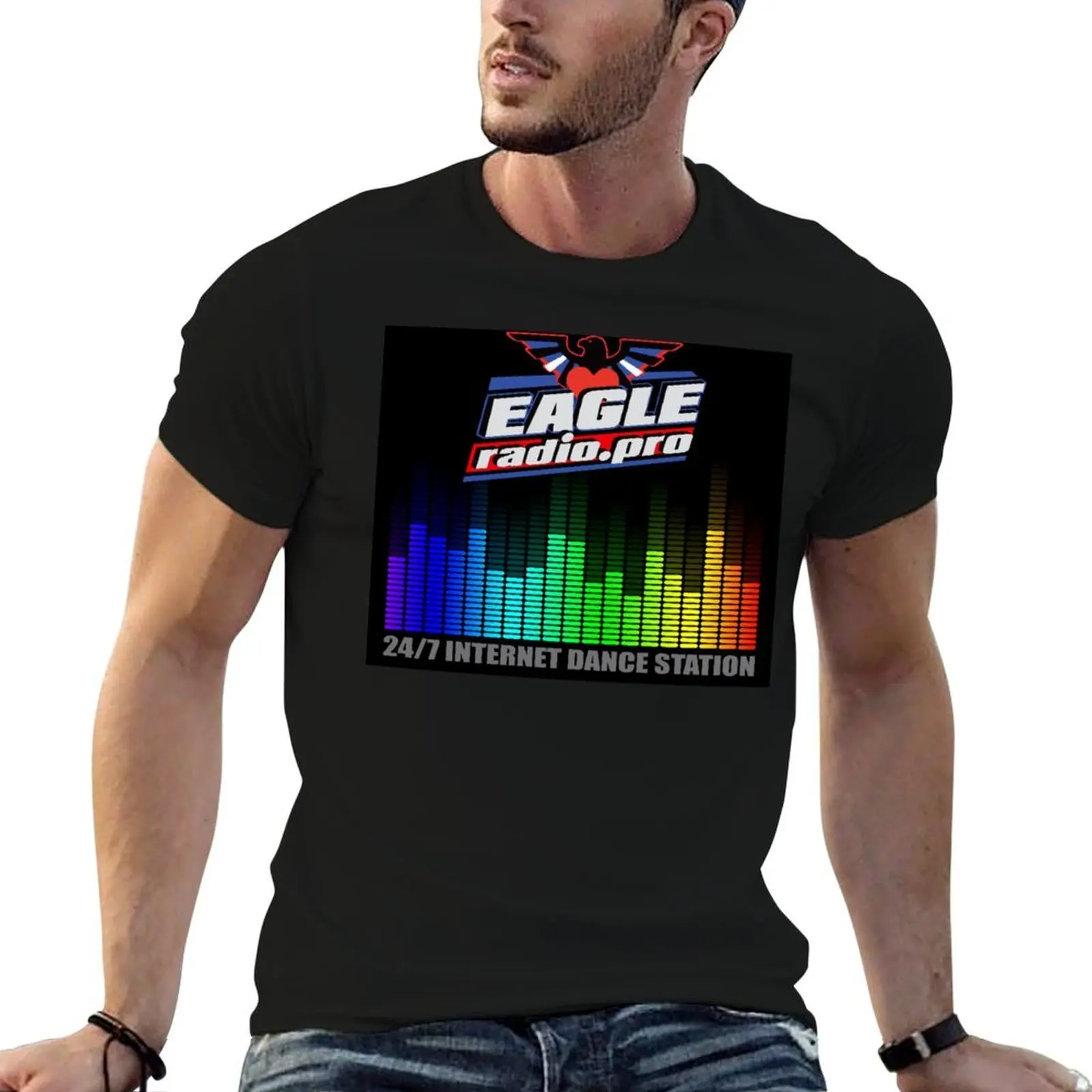 EagleRadio.pro Equalizer T-Shirt anime shirt oversize t-shirts man clothing for men