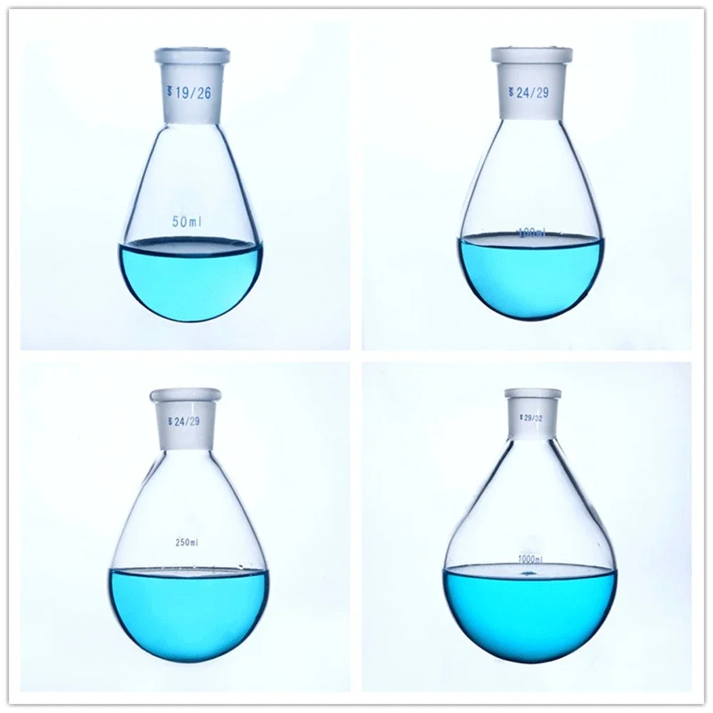 5 10 25 50 100 150 250 500 1000ml 14/23 19/26 29/32 Single Neck round-bottom Flask Boiling Flask For Laboratory