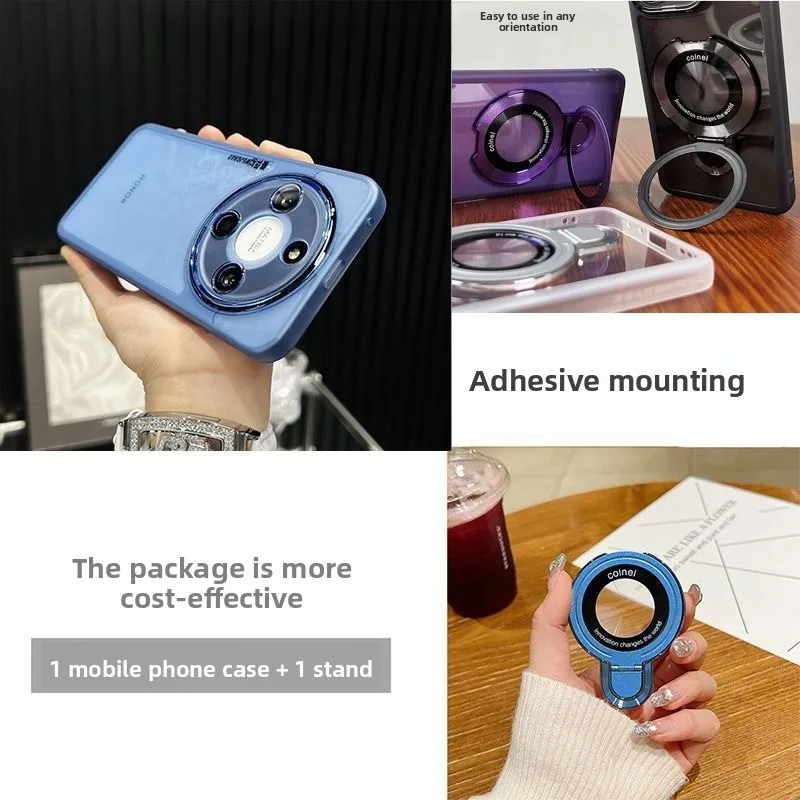 حافظة لهاتف Honor Magic8 Lite X9D X70 غطاء خلفي مغناطيسي من السيليكون الناعم لهاتف Honor Magic 8 Lite حماية الكاميرا Funda