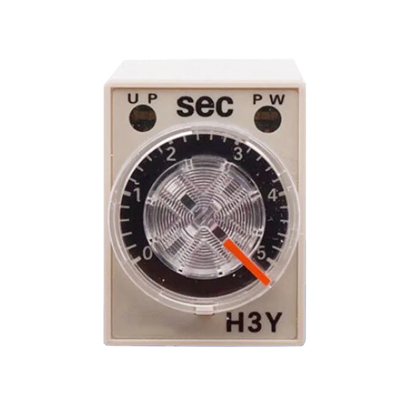 Temporizador de estado sólido, H3Y-C, CA 220V, 1S, 5S, DC 24V