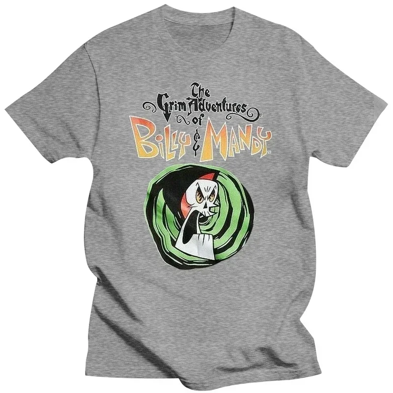 2024 Funny CARTOON  THE GRIM ADVENTURES OF BILLY AND MANDY Tops Tee T Shirt MENS CARTOON TEE T-Shirt New Unisex