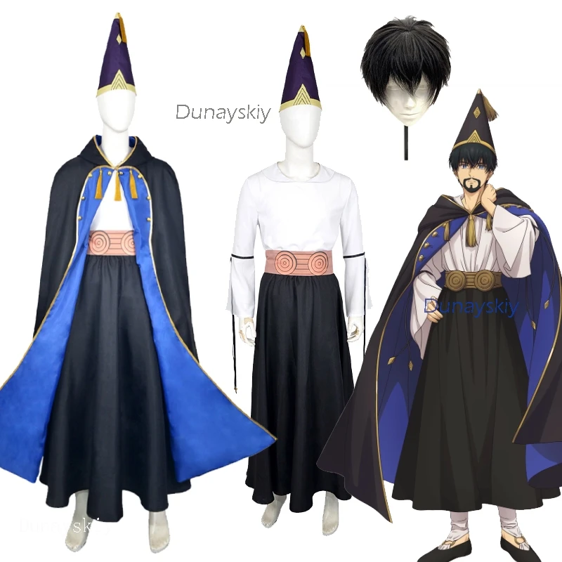 

Магазин NebulaCloak: Костюм ведьмы Оллриджио, парик, плащ, шаль, одежда для косплея, Хэллоуин, мужская одежда, парик в стиле комиксов