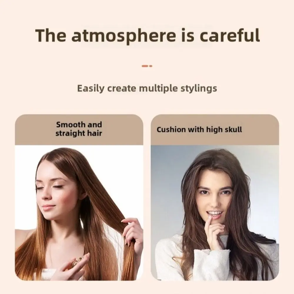 

Upgraded Cordless Straight Hair Comb Anti-Scalding USB Charging Curling Iron Dense Tooth Portable Curling Brush Quick Styling