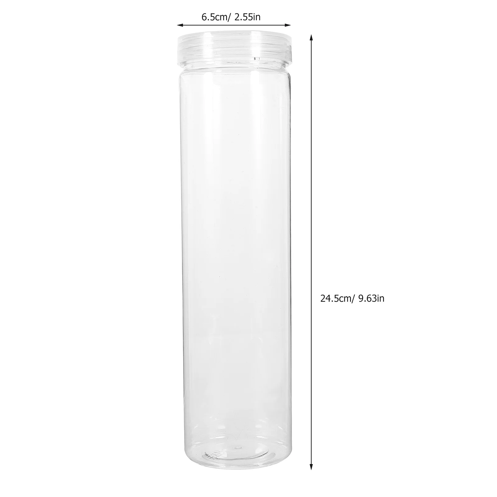 Contenitori di stoccaggio da 3 pezzi con coperchio Barattoli ermetici per la conservazione degli alimenti Contenitori in plastica trasparente per cucina Dispensa Fagioli Grani Latte in polvere