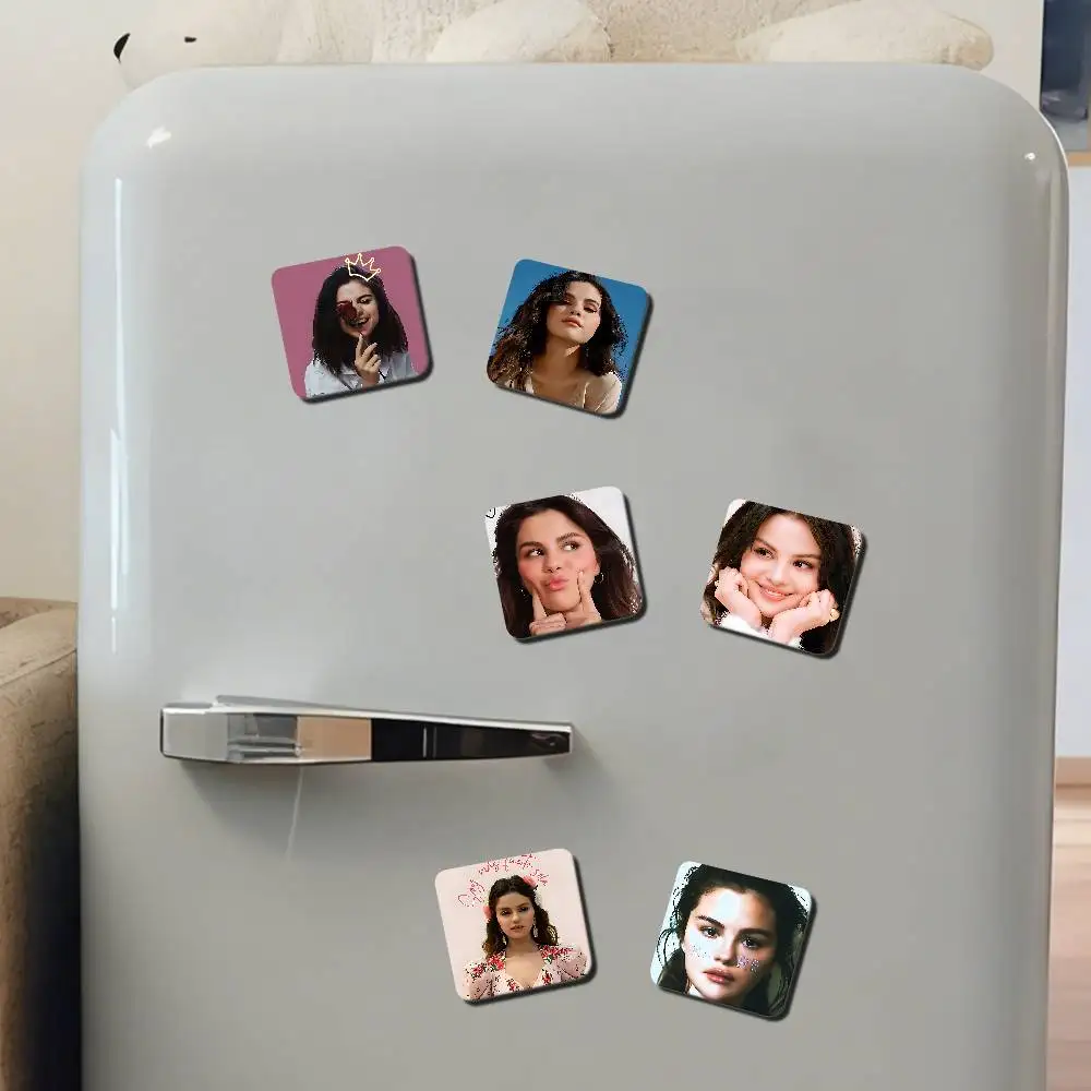 S-Selena G-Gomez Refrigerator Magnet Personalized Creative Magnetic Stickers With Magnets