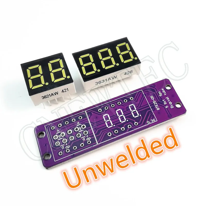 MAX7219 0.36 Inci 5 Bit Tampilan LED Digital Modul 7 Segmen 6 Warna Tersedia UNTUK Arduino STM32 STC AVR ESP32 Tidak Dilas