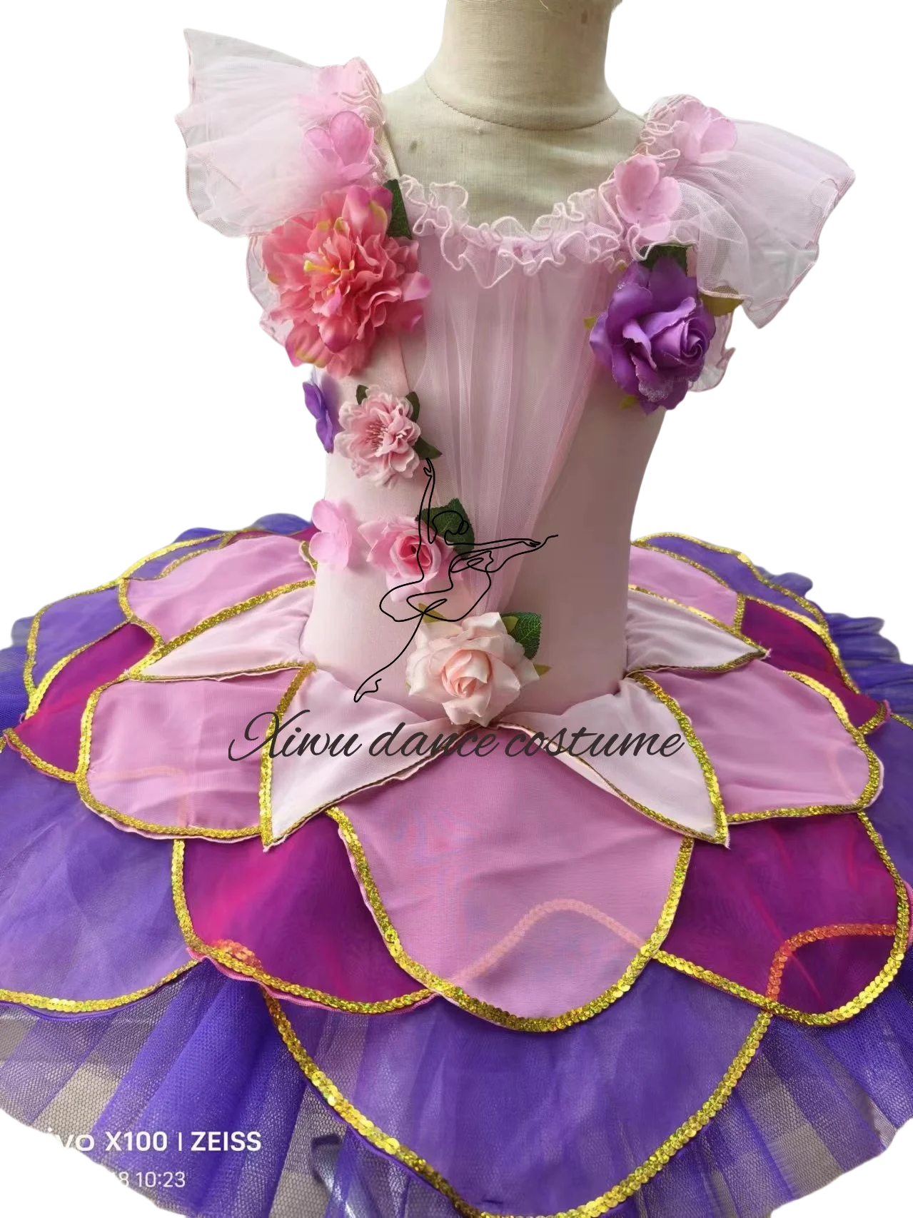 Professional high-quality custom-size ballet performance ballet costume high-end competition ballet dress