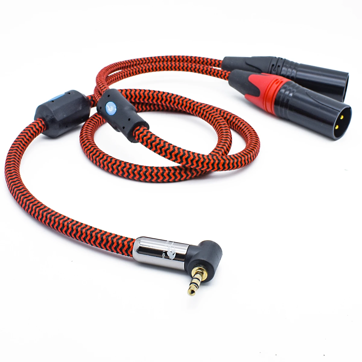 Premium Audio Cable Angled Mini Jack 3.5 to Dual XLR 3 Pin for PC Headphone Sound Mixer 3.5mm to 2 XLR Cable 1M 2M 3M 5M 8M 10M