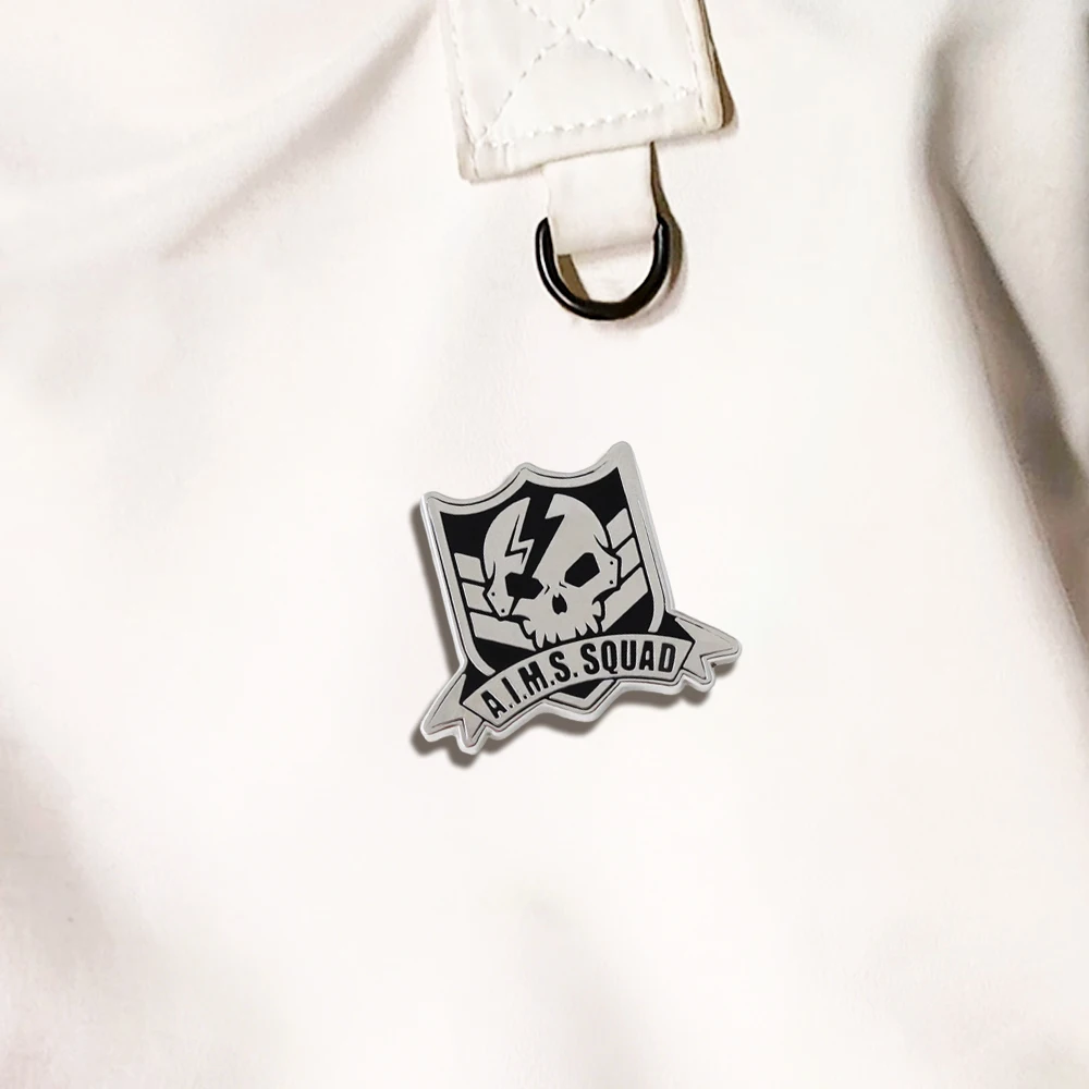 Kamen Rider Zero-One A.I.M.S. Squad Emaille-Pin Live-Action Science-Fiction Totenkopf-Band Fangeschenk Abzeichen Cosplay-Zubehör – Detail 6