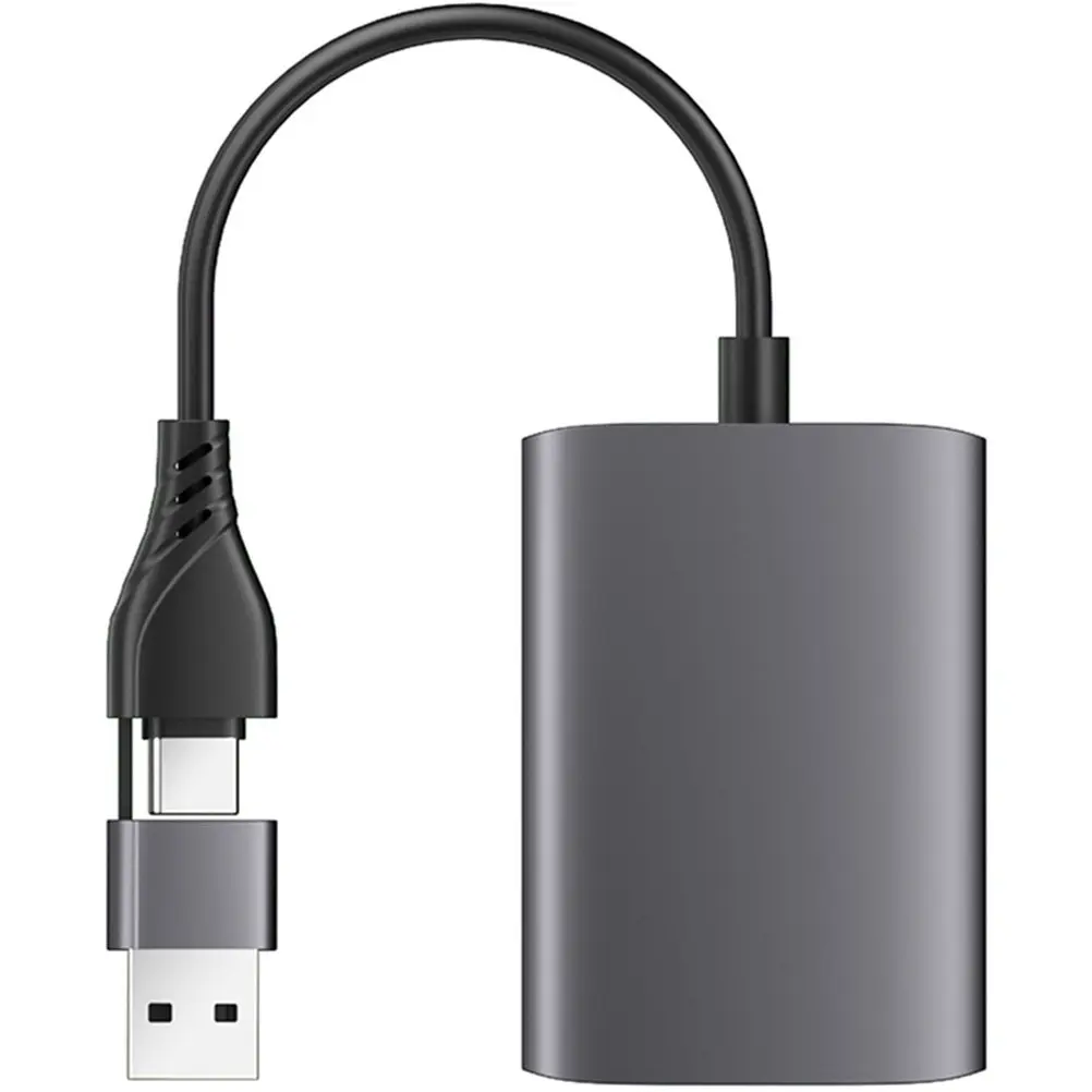 USB 3.0 Type-C to Dual High Definition Display Adapter Dual Monitor Output USB Hub Splitter High Speed Transmission