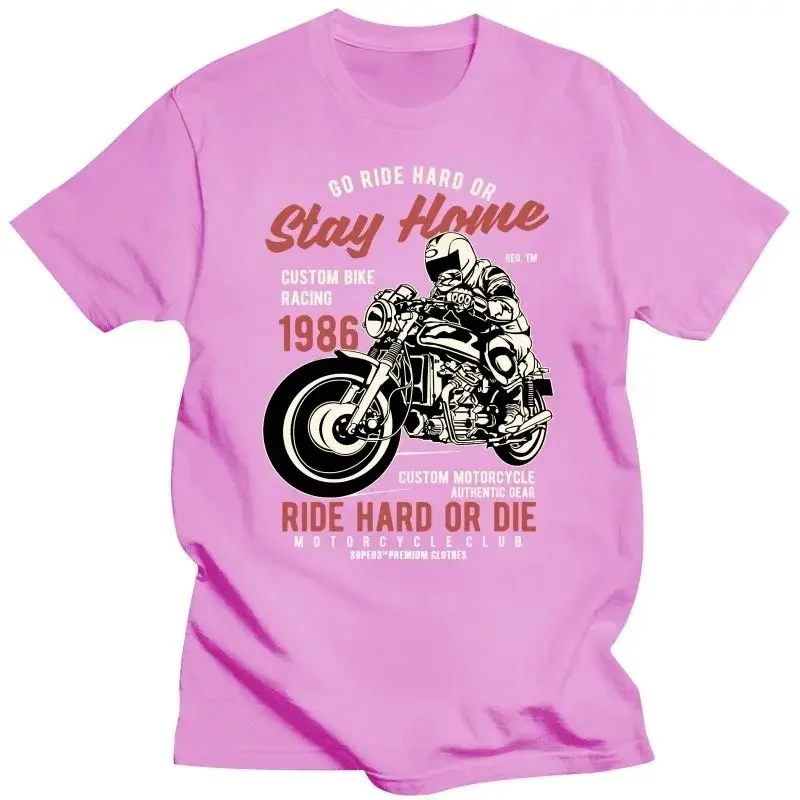 Ride Hard Or Die Bike Motorcycle Racer Men T Shirt Fashion Funko Pop 4XL 5XL 6XL O-neck Cotton Custom Short Sleeve Mens T Shirts