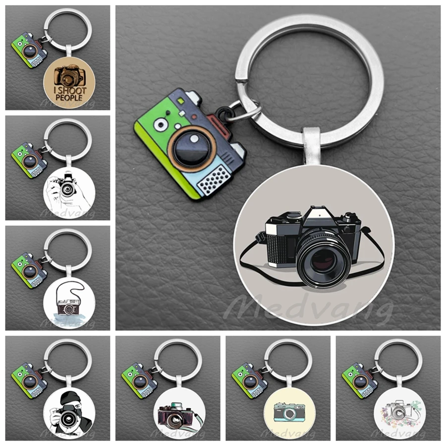 Camera Keychain Enamel SLR camera pendant Photographer SLR enthusiast Keychain Gift for photography enthusiast friends