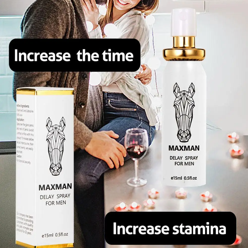 VIGA MAN MAXMAN تأخير SprayLasting طويلة 60 دقيقة نمو القضيب توسيع أصعب مكافحة سرعة القذف الاستخدام الخارجي الكبار