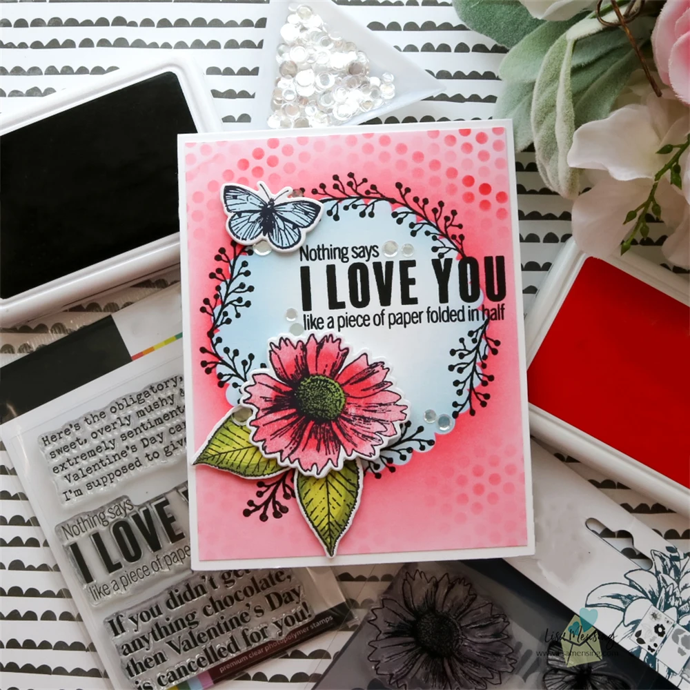 Valentine\'s Sweet Heart Love/Gnomes/Love You XOXO Stamps And Cutting Dies Foxes Panda Animal Stamp Set For DIY Card Craft Making