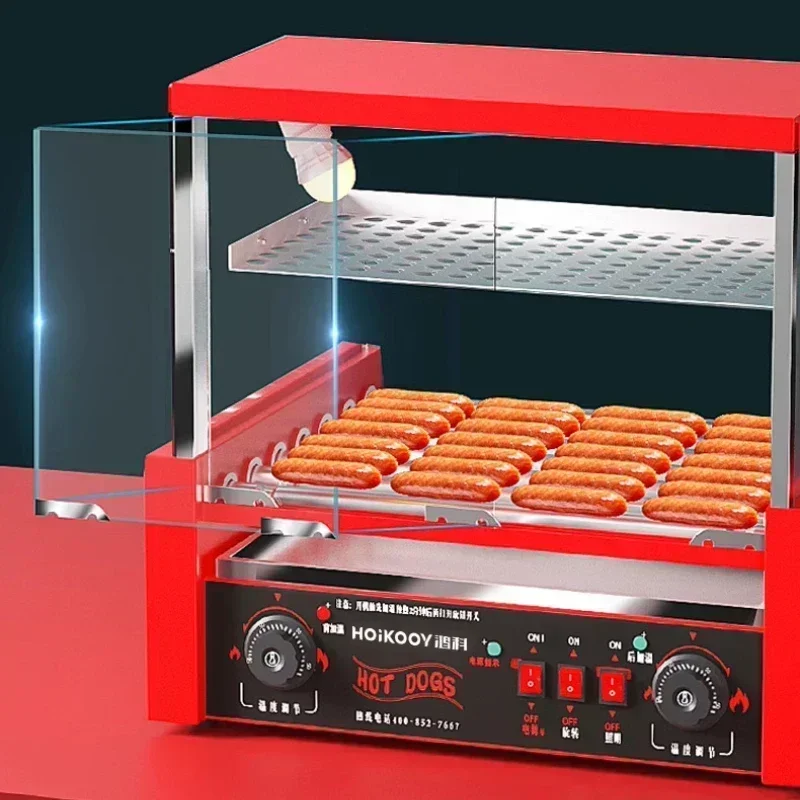 Commercial Fully Automatic Sausage Making Machine – Large Volume, Smart Hot Dog Maker for Night Market Stalls