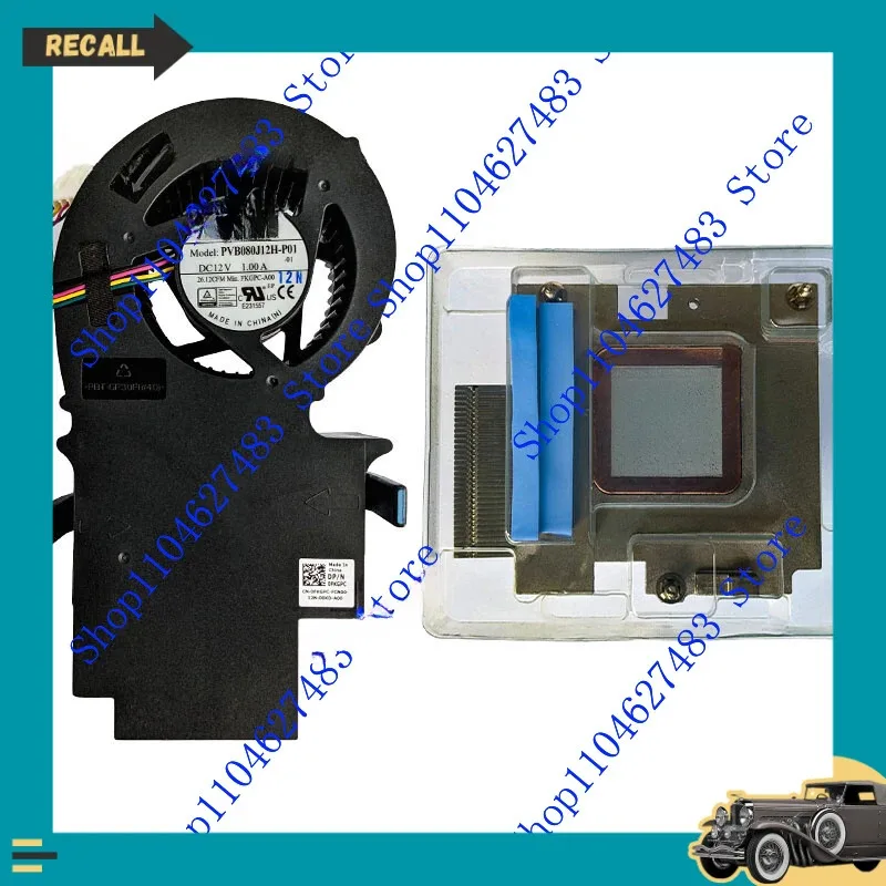 . Nuevo para disipador de calor Precision T3240 80W con ventilador actualizado 65W a 80W i7 i9 CPU FKGPC KJ6KH 0FKGPC 0KJ6KH
