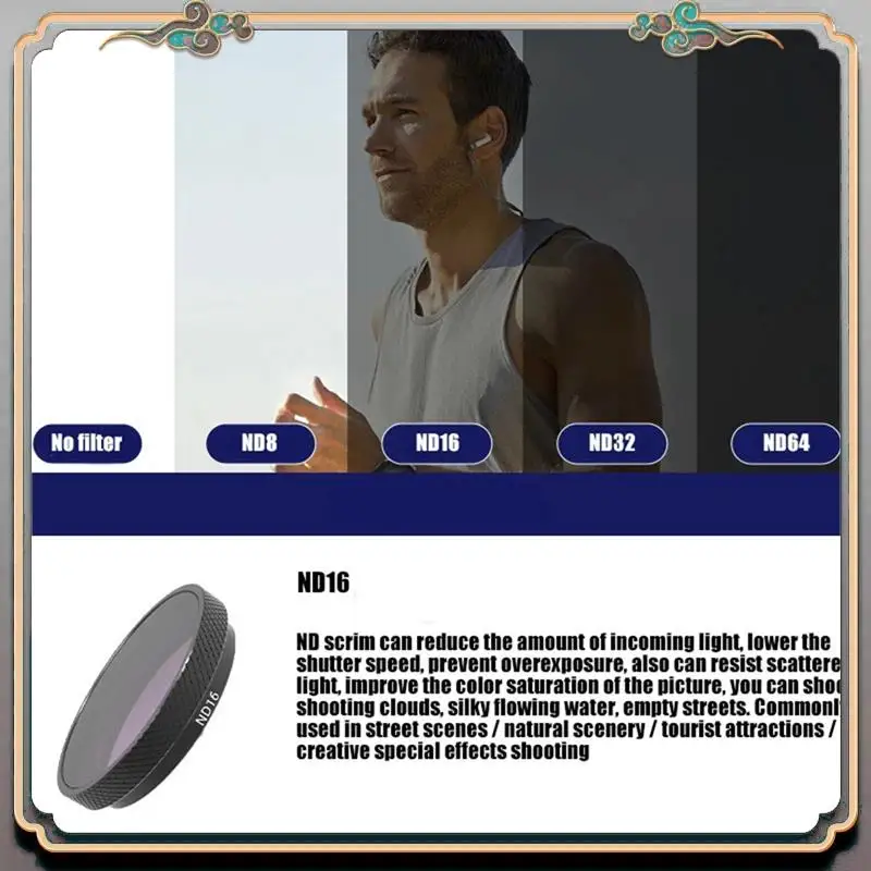 

A46M-фильтр для объектива камеры для Insta360 GO3S ND8 ND16 ND32 ND64 фильтр для объектива нейтральной плотности аксессуары для фильтра камеры