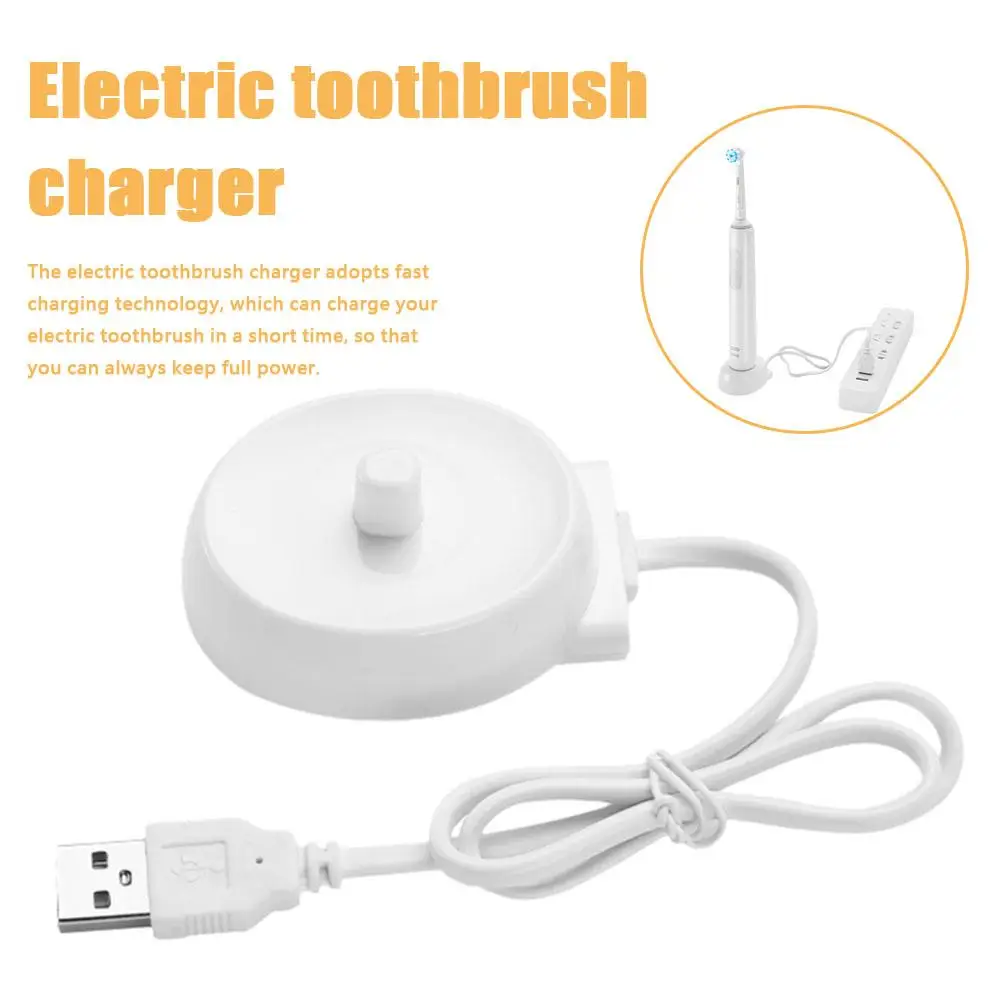 Portable Toothbrush Charger Base for Braun Oral B Charger Dock Electric Toothbrush Charging Cradle Accessories Travel Charger