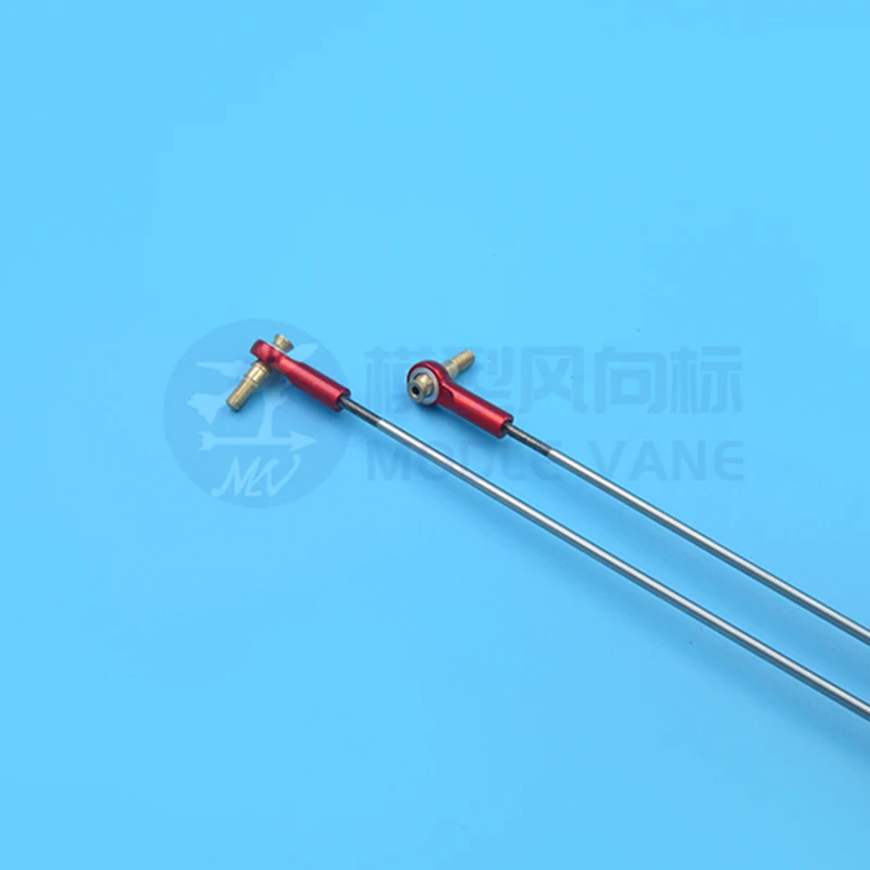 M3 Metal Ball Head Positioning Pull Rod (new style)2mm Tie Rod Metal Ball Head Servo Link Rod M3/M2 T Model Boat Connection Part