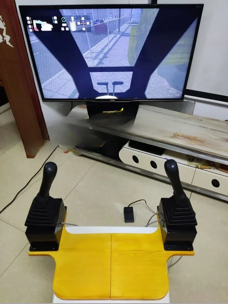 Real Excavator Handle Driving Simulation Learning Machine Smart Training Device Trench Digging Remote Control