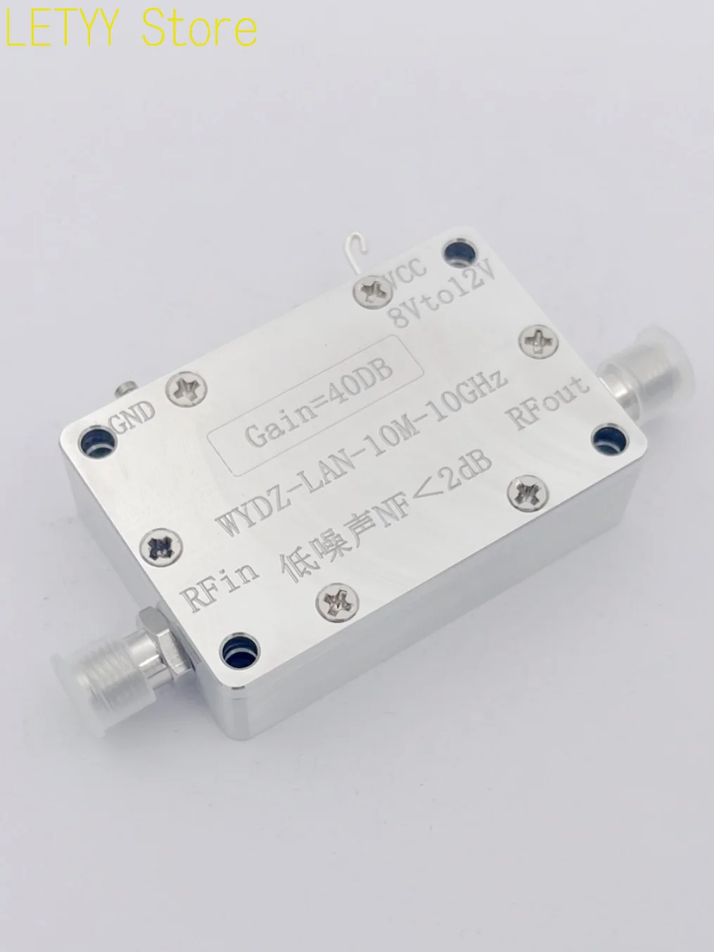 LNA RF Broadband Amplifier 0.01-10G Low Noise Amplifier G=40dB P1dB=20dBm