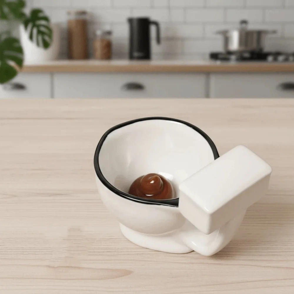 Creative Funny Toilet Water Mug Minimalist Novelty Ceramic Coffee Mug Heat-resistant Milk Cup Birthday Gift