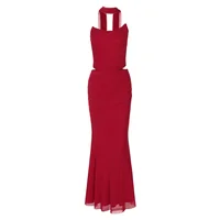 Suninheart Elegant Women 2 Piece Dress Set 2024 Strapless Bodycon Crop Top and Maxi Skirt Set Formal Wedding Guest Party Dress - Image 5