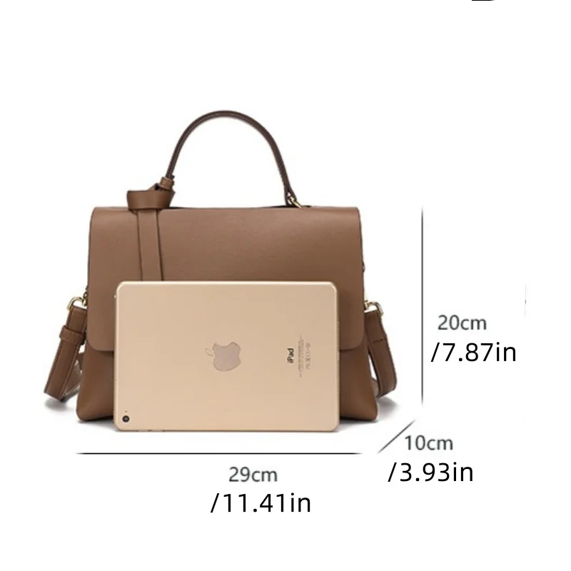 Retro Texture Women\'s Bag New Fashion With Simple Oblique Span Shoulder Bag Atmospheric Lock Underarm Bag