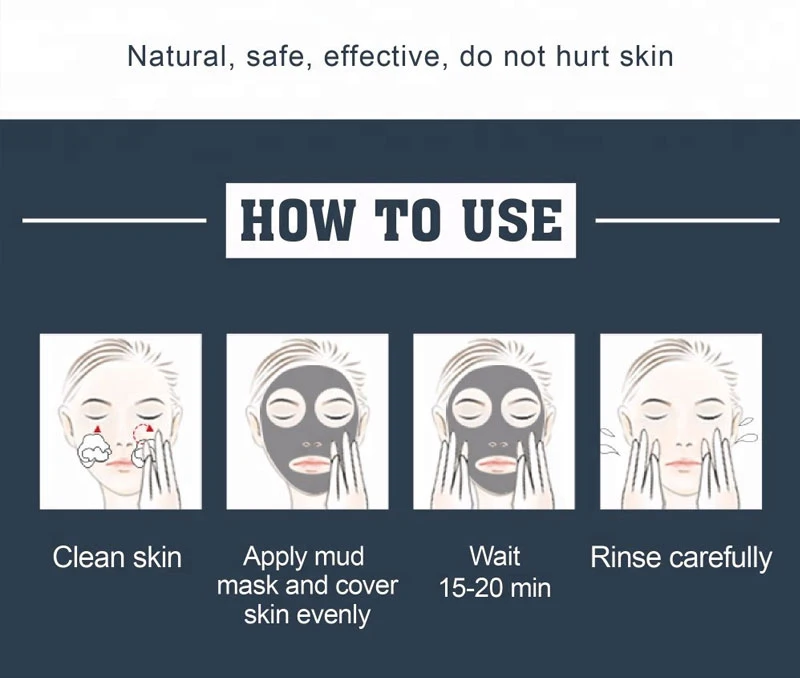 Biology Dead Sea Mud Mask Natural Pore Refiner for Oily Skin Facial Spa Treatment Skin Firming Skincare for Women & Men
