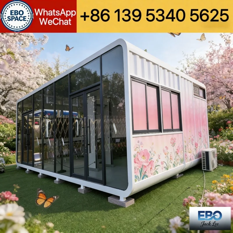 Expandable Container House China Made 20ft 30ft 40ft Modular Tiny Cabin Outdoor Garden Studio Waterproof CE