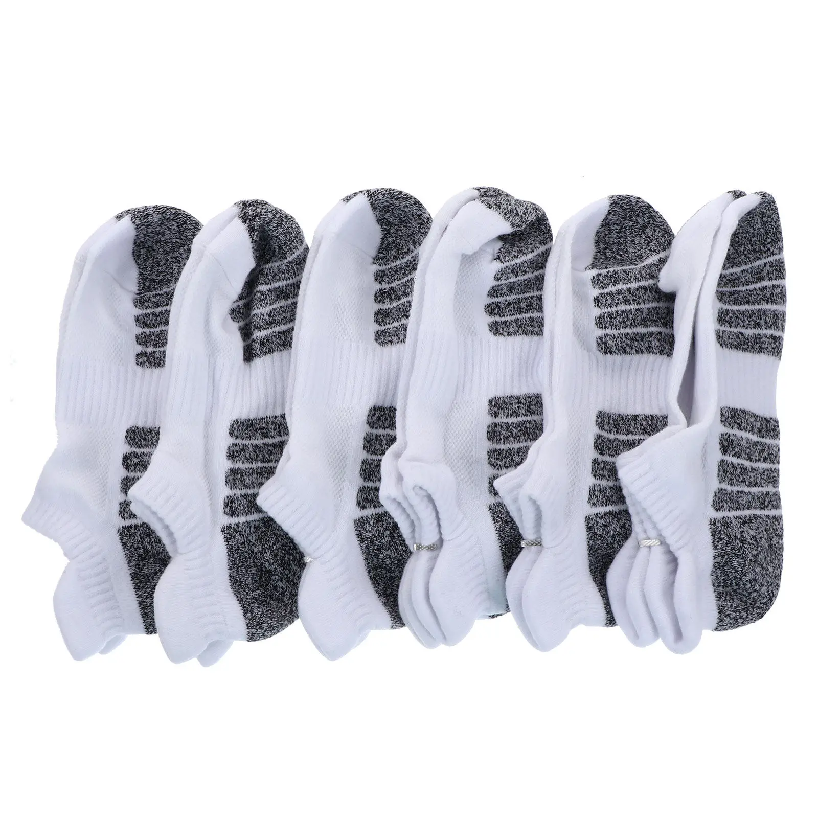 6 Pairs Cotton Running Socks for Men & Women – Breathable Ankle Socks for Jogging, Gym, Fitness & Office