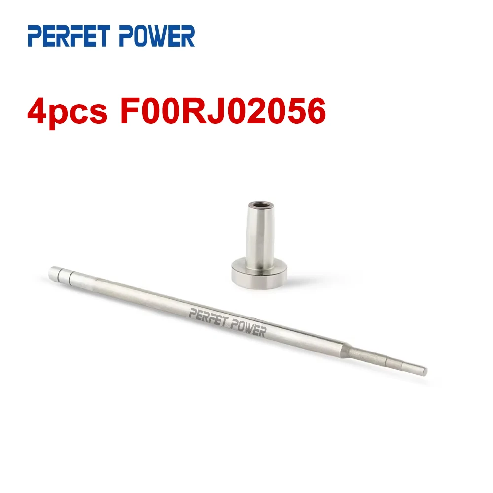 

4pcs F00RJ02056 Control Valve Set for 0445120142, 0445120310, 0445120325 Common Rail Fuel Injector China Made New